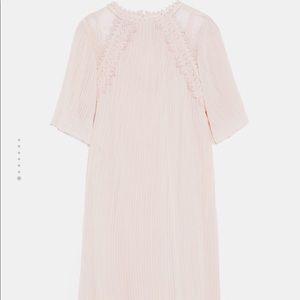 Pale pink Zara dress